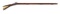(A) FLINTLOCK KENTUCKY SIGNED J METZGER.