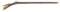 (A) INCISE CARVED FLINTLOCK KENTUCKY RIFLE SIGNED J METZGER.