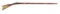 (A) EXTRA FINE RAISED CARVED FLINTLOCK KENTUCKY RIFLE SIGNED J METZGAR.