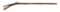 (A) FINE RAISED CARVED FLINTLOCK KENTUCKY RIFLE ATTRIBUTED TO JACOB METZGER.