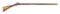 (A) RAISED CARVED FLINTLOCK KENTUCKY RIFLE SIGNED J. METZGER, EX. JOE KINDIG, PICTURED AS NO. 215
