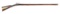 (A) FINE INCISE CARVED FLINTLOCK KENTUCKY RIFLE ATTRIBUTED TO GEORGE SCHROYER SENIOR.