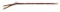 (A) EXTRA FINE RAISED CARVED FLINTLOCK KENTUCKY RIFLE SIGNED W. ROGERS.
