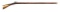 (A) CARVED FLINTLOCK KENTUCKY RIFLE SIGNED J. HAEFFER.