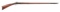 (A) FLINTLOCK MARYLAND TRADE KENTUCKY RIFLE SIGNED T. CRABB.