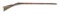 (A) HIGHLY CARVED PERCUSSION KENTUCKY RIFLE SIGNED 