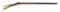 (A) HALF STOCK KENTUCKY PERCUSSION RIFLE SIGNED I SHUNK.