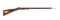 (A) HALF STOCK PERCUSSION RIFLE SIGNED 