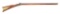 (A) SIGNED WILLIAM EVICK PERCUSSION KENTUCKY RIFLE WITH INSCRIPTION AND PRESENTATON FROM THE BATTLE