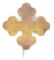 CIVIL WAR MARYLAND BOTTONY CROSS T-BAR PIN.