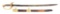 M1850 STAFF AND FIELD PRESENTATION SWORD OF MAJOR JOHN J. BRADSHAW, WIA WILDERNESS, BREVET MAJOR FOR