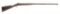 (A) W. FAVIER OF BALTIMORE, MARYLAND PERCUSSION 8 BORE SIDE BY SIDE SHOTGUN.