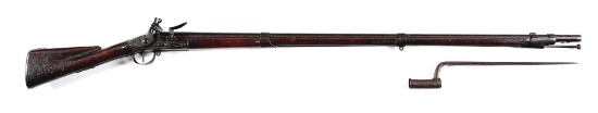 (A) FRENCH MODEL 1766/68 MAUBEUGE MUSKET WITH STATE OF MARYLAND PROPERTY BRAND AND CARVED IDENTIFICA
