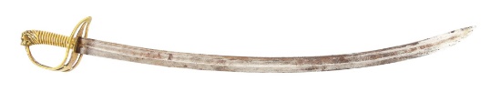 AMERICAN LIGHT HORSE STYLE LION POMMEL CAVALRY SABER.
