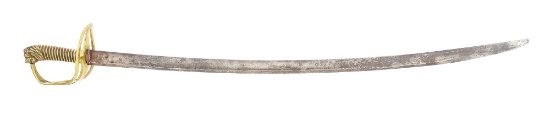 AMERICAN LIGHT HORSE TYPE LION POMMEL CAVALRY SABER.