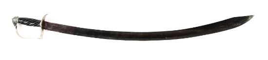 PUBLISHED MARYLAND SILVER HILTED SABER WITH SMALL EAGLE HEAD POMMEL.