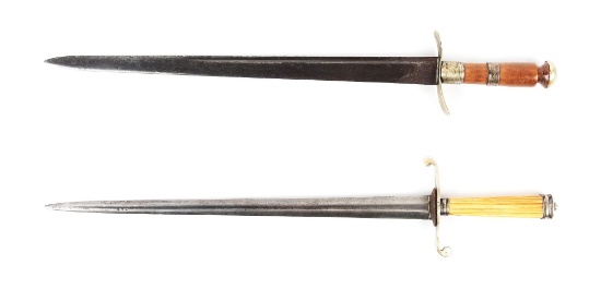 LOT OF 2: NAVAL FIGHTING DIRKS CIRCA 1795-1815.