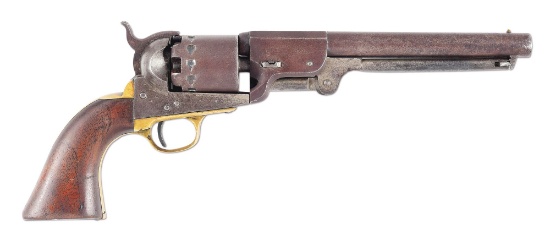 (A) RARE IDENTIFIED CONFEDERATE RIGDON, ANSLEY, & CO PERCUSSION REVOLVER OF FRANCIS SEVERE, 12TH ALA
