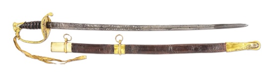 OUTSTANDING W.J. MCELROY FOOT OFFICERS SWORD NAMED TO 2ND LIEUTENANT DANIEL M. MCDONALD, 11TH NORTH