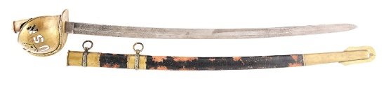 EXCEPTIONAL PRESENTATION GRADE OFFICER’S MODEL 1860 NAVAL CUTLASS, PRESENTED TO JOHN H. FERRELL, CON