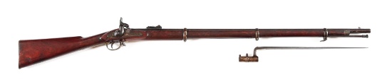 (A) SCARCE AND FINE IDENTIFIED JP MOORE P1853 RIFLE MUSKET WITH BAYONET OF JONATHAN L. ALLISON, 165T