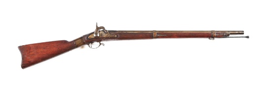 (A) IDENTIFIED ALTERED MODEL 1861 SPRINGFIELD MUSKET OWNED BY DENNIS COOKSON.