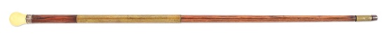 INTERESTING CIVIL WAR CANE "A RELIC FROM THE MERIMAC."