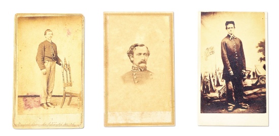 LOT OF 3: NAMED CIVIL WAR CDVS WITH RESEARCH.