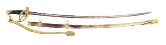 US INDIAN WARS J. ARTHUR LIMERICH M1872 CAVALRY SABER.
