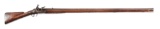 (A) MASSIVE GERMANIC FLINTLOCK WALL GUN MARKED J.J. BEHR.