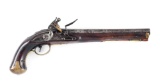 (A) AMERICAN FLINTLOCK PISTOL WITH LOCK STAMPED 