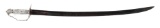 REVOLUTIONARY WAR ERA BALTIMORE EAGLE HEAD POMMEL HANGER WITH 1776 BLADE.