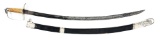 WILLIAM CAMPBELL HALLMARKED SILVER HILTED EAGLE HEAD POMMEL HORSEMAN'S SABER.