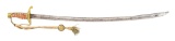 WAR OF 1812 ENLISTED MAN'S CAVALRY SABER ATTRIBUTED TO MOSES LUGENBEEL.