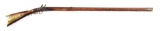 (A) EXTRA FINE FLINTLOCK KENTUCKY SIGNED J METZGER.