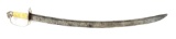 WILLIAM WILLIAMS HALLMARKED SILVER HILTED EAGLE POMMEL SABER.