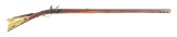 (A) FLINTLOCK KENTUCKY RIFLE SIGNED H. KOCH.