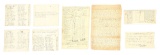 LOT OF MISCELLANEOUS REVOLUTIONARY WAR PERIOD MARYLAND RELATED DOCUMENTS.