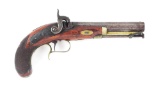 (A) J. HAWKEN PERCUSSION PISTOL.