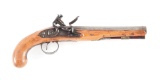 (A) HODGSON & CO FLINTLOCK PISTOL.