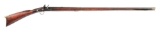 (A) FLINTLOCK MARYLAND TRADE KENTUCKY RIFLE SIGNED T. CRABB.