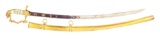 MARYLAND MILITIA CAVALRY OFFICER’S EAGLE HEAD SABER, 1846 COMMISSION, AND DOCUMENTS OF CAPTAIN MATTH