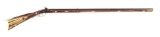 (A) PERCUSSION KENTUCKY RIFLE SIGNED J. H. JOHNSTON.
