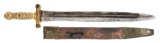 RARE MCELROY CONFEDERATE ARTILLERY SHORT SWORD/NAVAL CUTLASS RECOVERED FROM THE BATTLE OF SOUTH MOUN