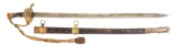 BOYLE & GAMBLE STAFF OFFICERS SWORD INSCRIBED TO COLONEL THOMAS SMITH RHETT, COMMAND OF RICHMOND DEF