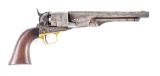 (A) FANTASTIC DOCUMENTED DOUBLE CSA SURCHARGED COLT 1860 ARMY REVOLVER MARKED TO ELIJAH V WHITE, 7TH