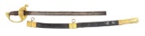 DUFILHO PRESENTATION STAFF AND FIELD OFFICER’S SWORD PRESENTED TO CAPTAIN GEORGE GEIGER, JEFFERSON F