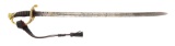 BOYLE & GAMBLE OFFICER'S SWORD OF CAPTAIN WILLIAM INDEPENDENCE RASIN, COMPANY E, 1ST MARYLAND, CSA.