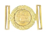 SUPERB MARYLAND 2-PIECE OFFICER'S BUCKLE OF CAPTAIN JOHN EAGER HOWARD.