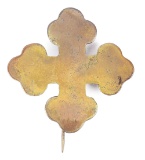 CIVIL WAR MARYLAND BOTTONY CROSS T-BAR PIN.